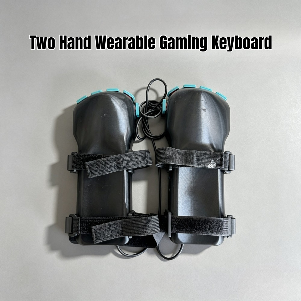 Gaming Hand Accessories - Двухручная игровая клавиатура, носимая на руке,