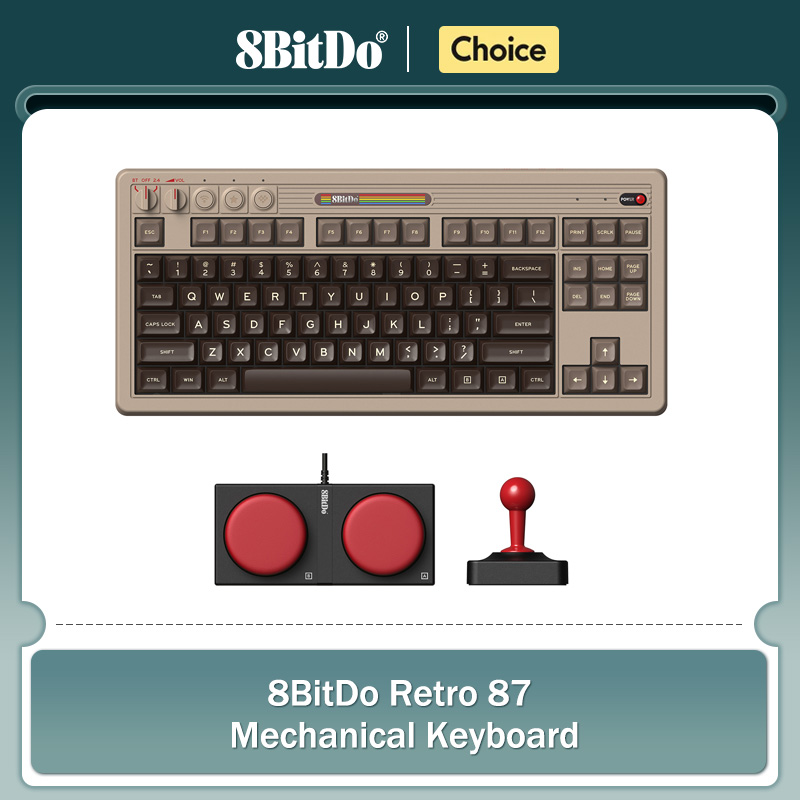 Gaming Accessories Keyboards - Механическая клавиатура в стиле ретро 8BitDo,