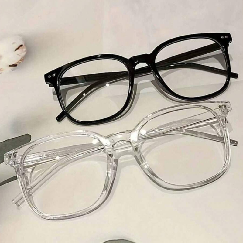 Gaming Glasses Tinted - 1/2 пары очков в квадратной оправе,