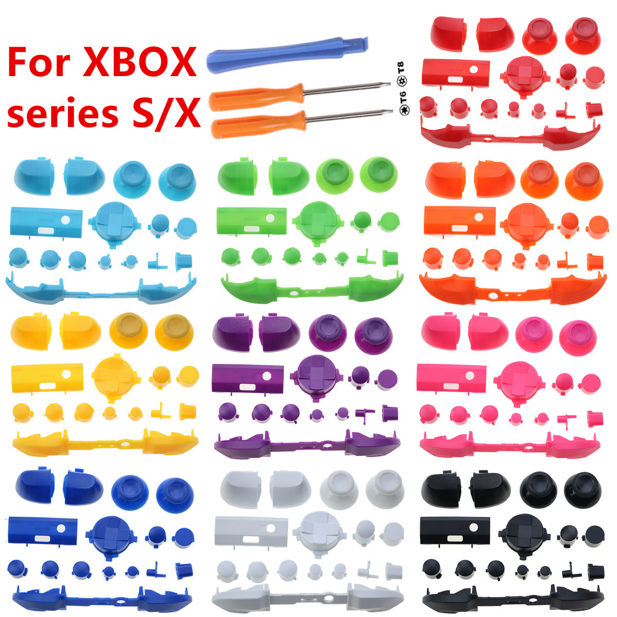 Gaming Controllers Xbox Accessories - Пользовательские клавиши, полный набор кнопок, замена