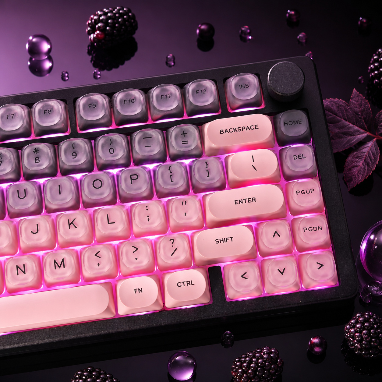 Набор черно-розовых градиентны – обзор и цена Gaming Accessories Aesthetic