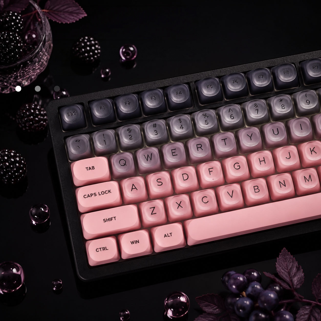 Набор черно-розовых градиентны – обзор и цена Gaming Accessories Aesthetic