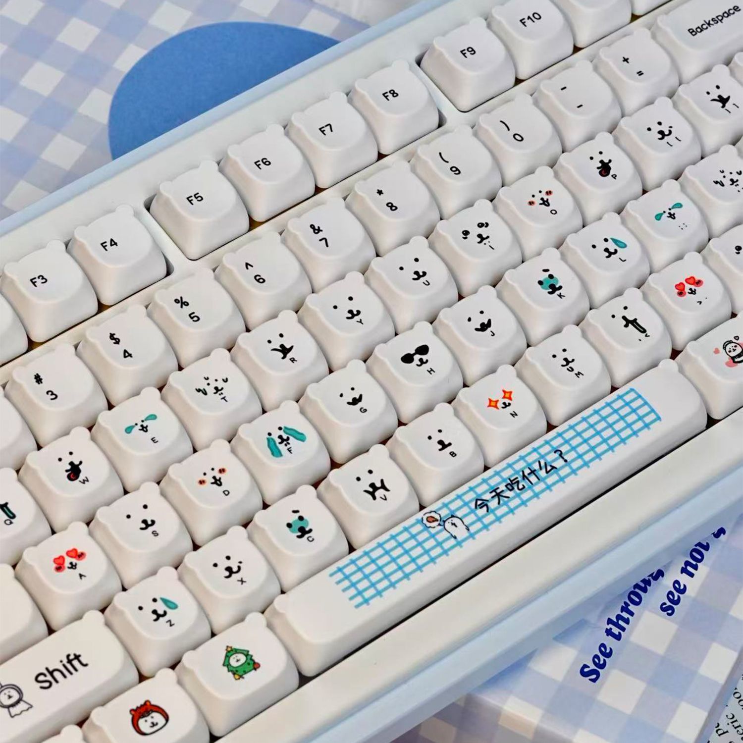 Милые мультяшные кейкапы с мед – обзор и цена Gaming Accessories Aesthetic