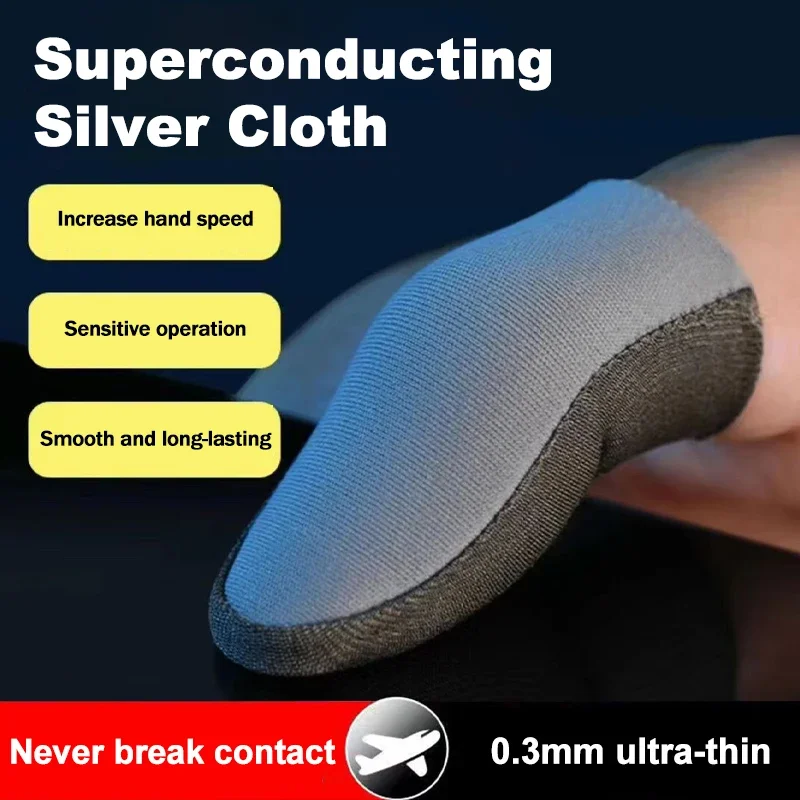 1 пара новых чехлов на палец с – обзор и цена Gaming Accessories For Mobile