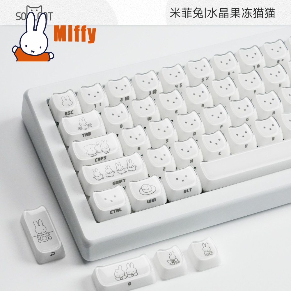Милые кейкапы Miffy: кристальн – обзор и цена Gaming Accessories Aesthetic