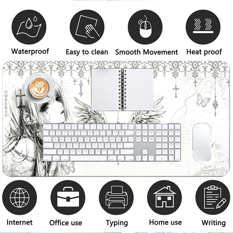 Кожаный коврик для мыши, черно – обзор и цена Gaming Accessories Keyboards