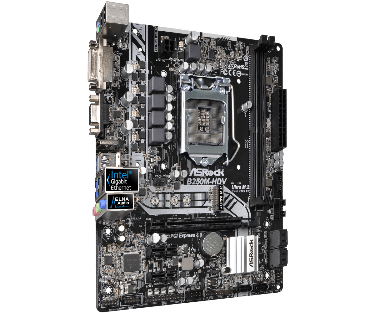Материнская плата ASRock B250M – обзор и цена Intel Cpu Core I5
